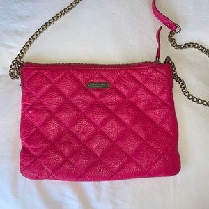 Kate Spade Pink Quilted Crossbody